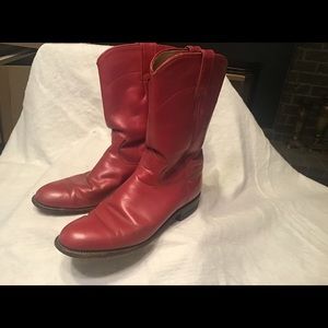 Justin Red boots